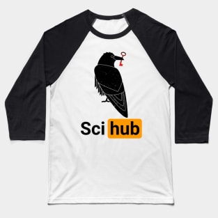 Scihub Raven Baseball T-Shirt